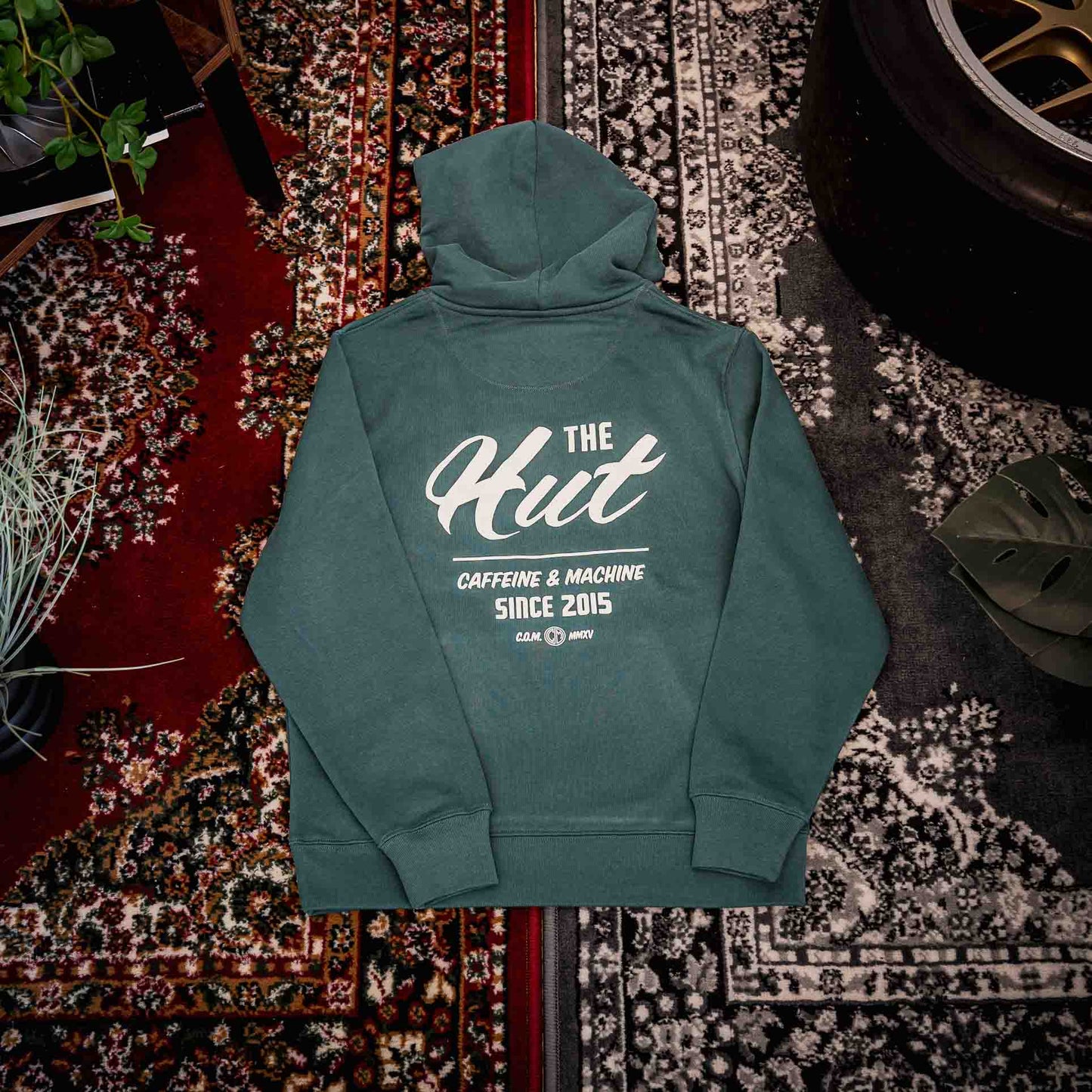 The Hut. Hoody. Green