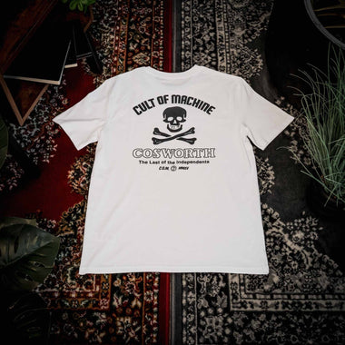 COSWORTH X COM LAST OF THE INDEPENDENTS. TEE. WHITE