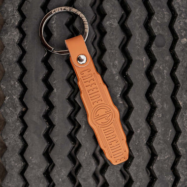 Church. Leather Keyring