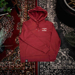 The Hill. Hoody. Burgundy