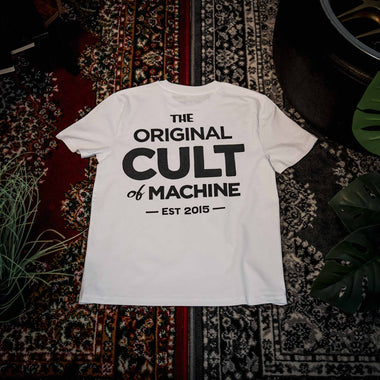 Original Cult of Machine. Tee. White