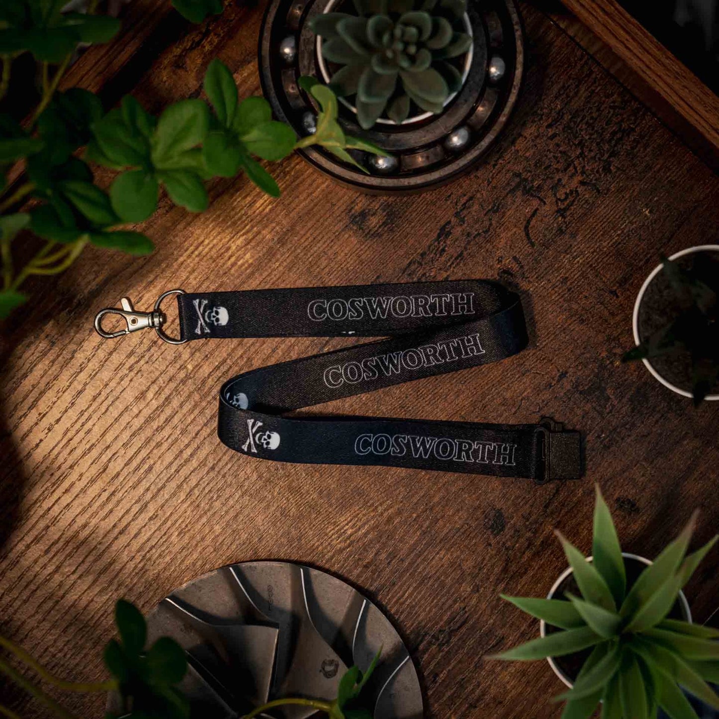 COSWORTH X COM. LAST OF THE INDEPENDENTS. LANYARD. BLACK